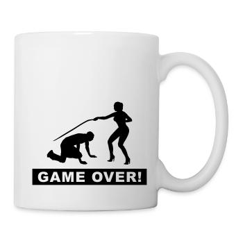 cerf la nuit - Mug blanc - blanc - Droite