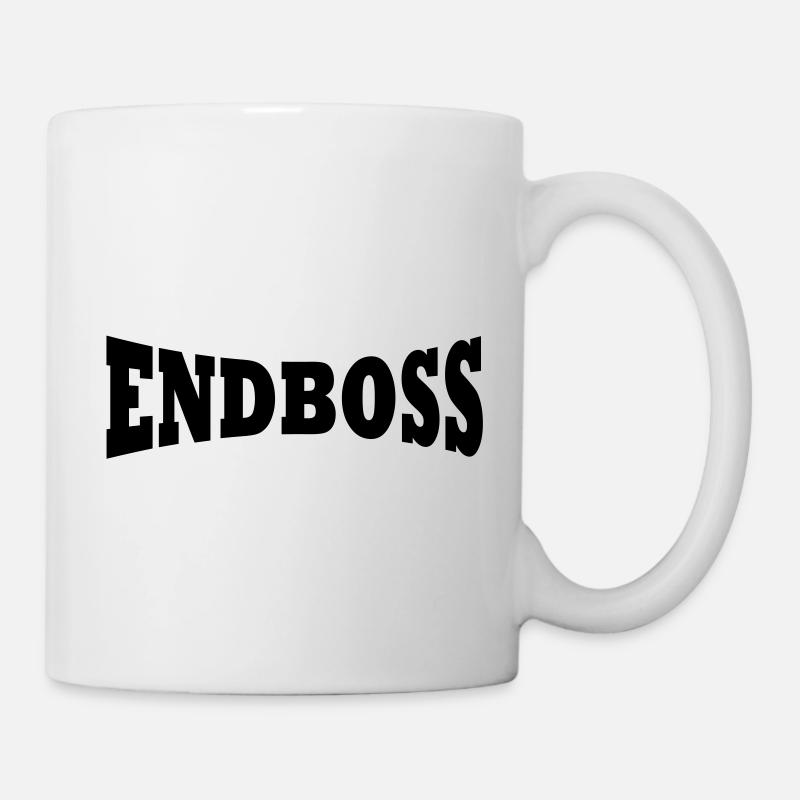 Final boss logo - Mug - white