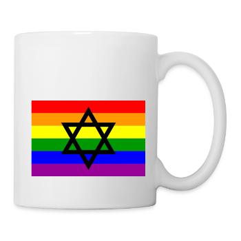 Gay - Fierté Israël - Mug blanc - blanc - Droite