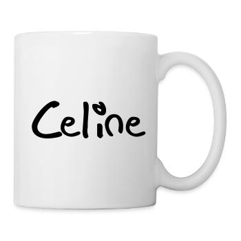 celine - Mug blanc - blanc - Droite