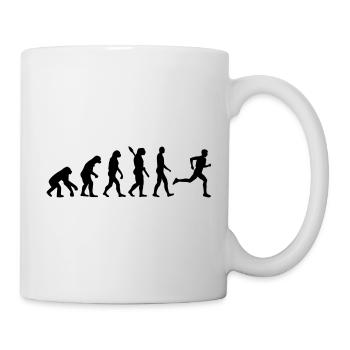Evolution running - Mug - white - Right