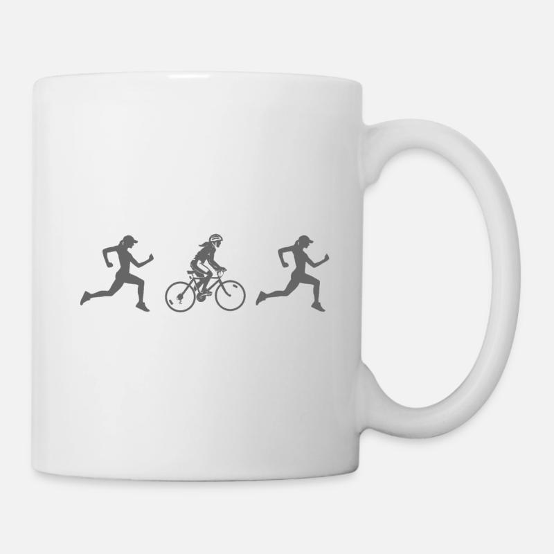Duathlon Women - Mug - white