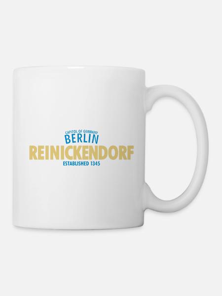 Capitol Of Germany Berlin - Reinickendorf - Tasse - Weiß