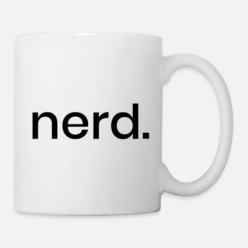 nerd. - Tasse - Weiß