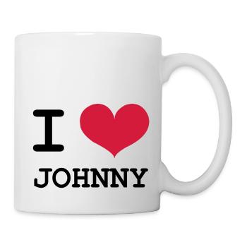 Ich liebe Johnny! - Tasse - Weiß - Rechts