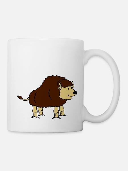 bison - Tasse - Weiß