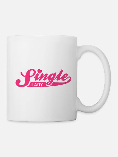 single_lady___f1 - Tasse - Weiß