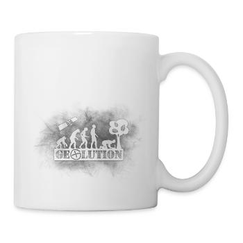 Geolution-dark-grunge - Tasse - Weiß - Rechts