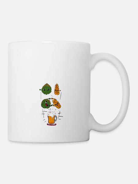 Bier Fusion - Tasse - Weiß