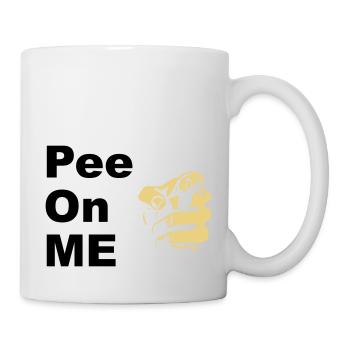 "Pee On Me" New York Dogs Pisse sur moi - Mug blanc - blanc - Droite