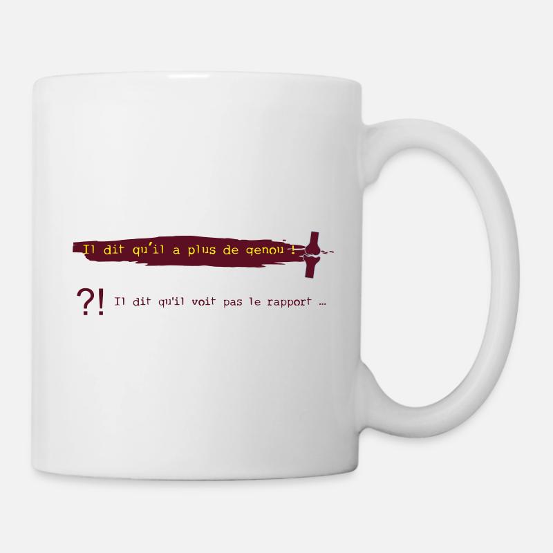 cite de la peur - citation - Mug blanc - blanc
