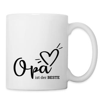 OPA ist der Beste - Tasse - Weiß - Rechts