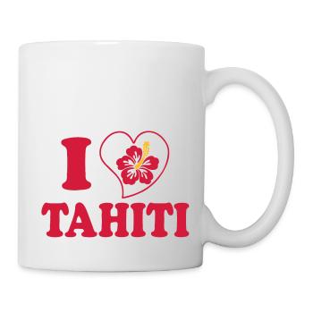 I Love Tahiti - Mug - white - Right