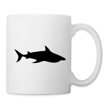 Hai Haifisch - Tasse - Weiß - Rechts