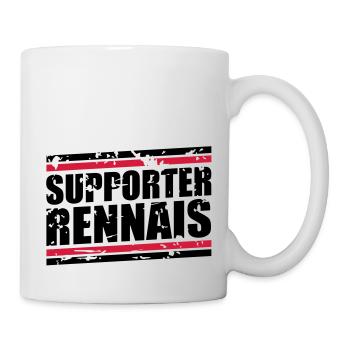 Supporter Rennais vintage - Mug blanc - blanc - Droite