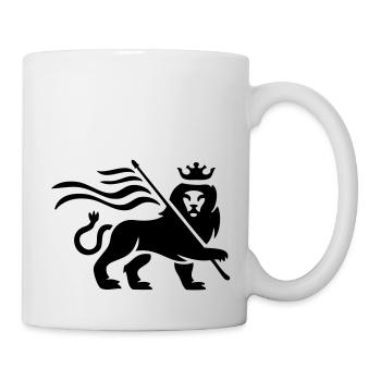 Reggae lion - Tasse - Weiß - Rechts