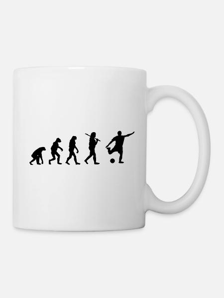 Soccer Evolution - Mug - white