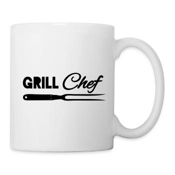Grill chef - Mug blanc - blanc - Droite