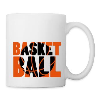 Basket Ball - Tasse - Weiß - Rechts