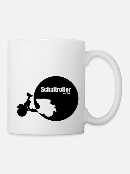 Schaltroller seit 1946 - Tasse - Weiß
