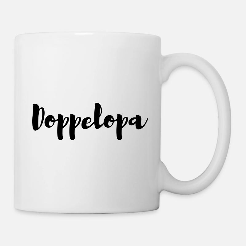 doppelopa - Tasse - Weiß