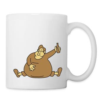 Fat Drunken Man - Mug - white - Right