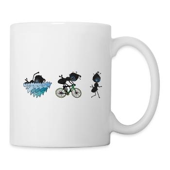 Triathlon ant - Mug - white - Right