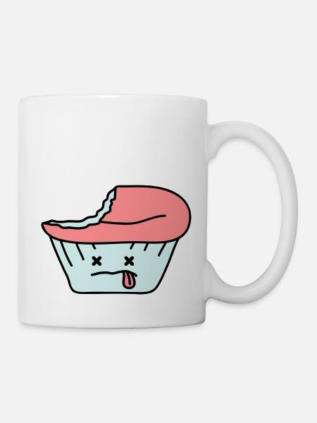 Dead Cupcake - Tasse - Weiß