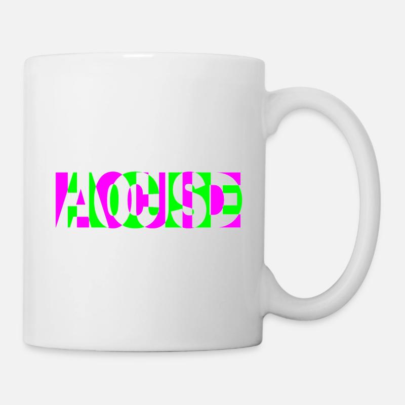 maison acide techno dubstep dj raver party edm - Mug blanc - blanc
