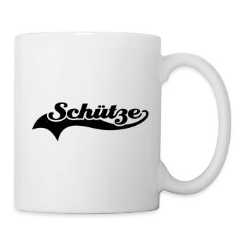 Schütze - Tasse - Weiß - Rechts