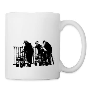 Toujours amis noir - Mug blanc - blanc - Droite