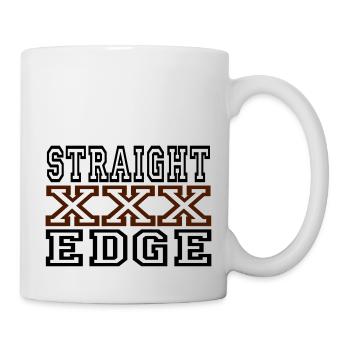 straight edge - Tasse - Weiß - Rechts