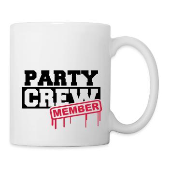 Party Crew Member - Mug blanc - blanc - Droite