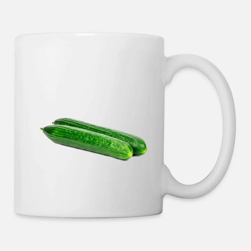 Cucumbers. concombre. gurka. cucumber - Mug - white