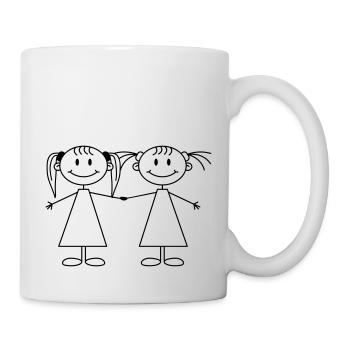 Best Friends Girls - Mug - white - Right