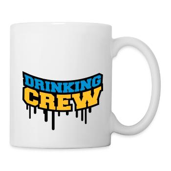 Drinking Crew Graffiti - Tasse - Weiß - Rechts