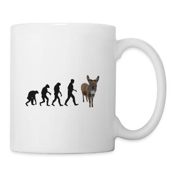 esel evolution - Tasse - Weiß - Rechts