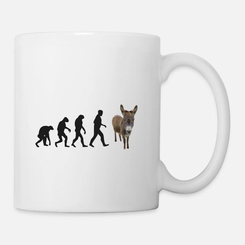 esel evolution - Mug blanc - blanc