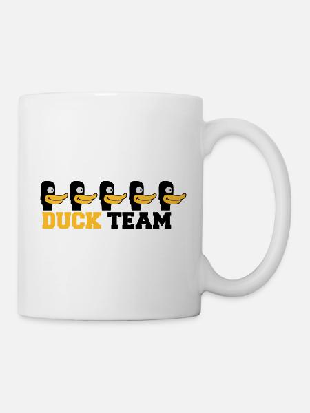Duck Team - Tasse - Weiß