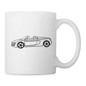 Luxus Cabrio Tribal - Tasse - Weiß - Rechts