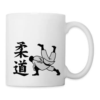 judo - Tasse - Weiß - Rechts
