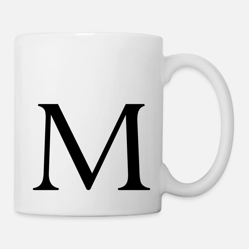 m - Tasse - Weiß