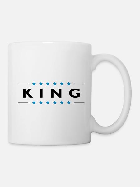 King - Tasse - Weiß