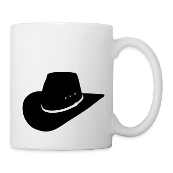 cowboy hut - Tasse - Weiß - Rechts