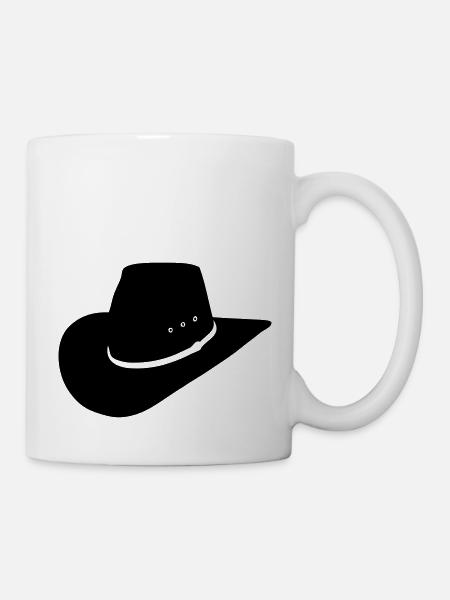 cowboy hat - Mug - white
