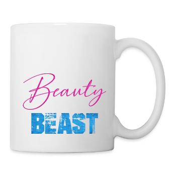 Sehen Sie wie ein Schönheitszug wie ein Tier aus - Tasse - Weiß - Rechts