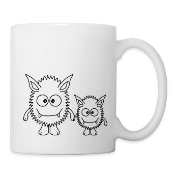 Monster Family - Mug blanc - blanc - Droite