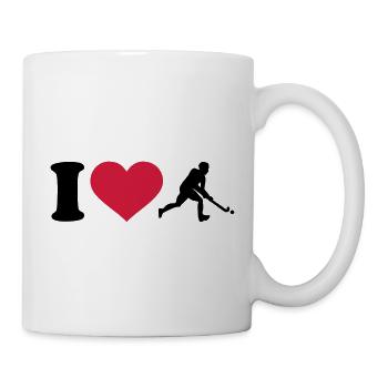 Hockey - Tasse - Weiß - Rechts