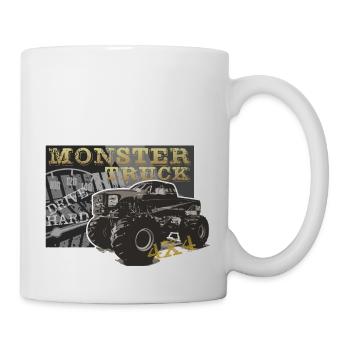 Monstertrck - Tasse - Weiß - Rechts