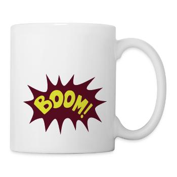 explosion boom geek gamer fun quote gaming comics - Mug blanc - blanc - Droite